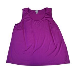 Catherines Tank Top Purple Pink SZ 2X